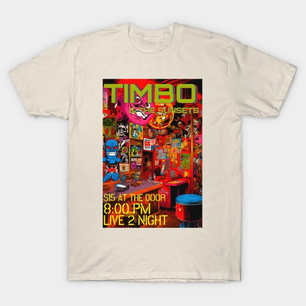 Timbo and the Sunsets T-Shirt by Copper City Dungeon